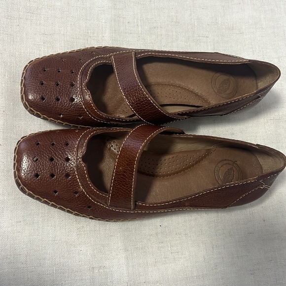 Nurture by Lamaze Mary Janes Womens Leather Comfort Brown Sandals Flats size 6.5 - Picture 7 of 8